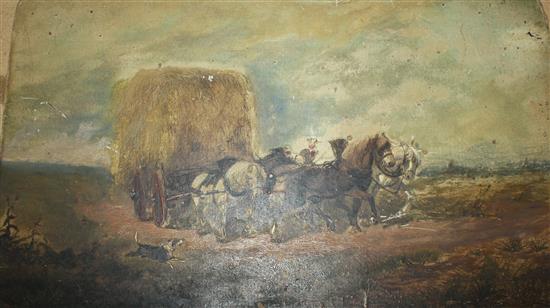 Unframed oil - haycart